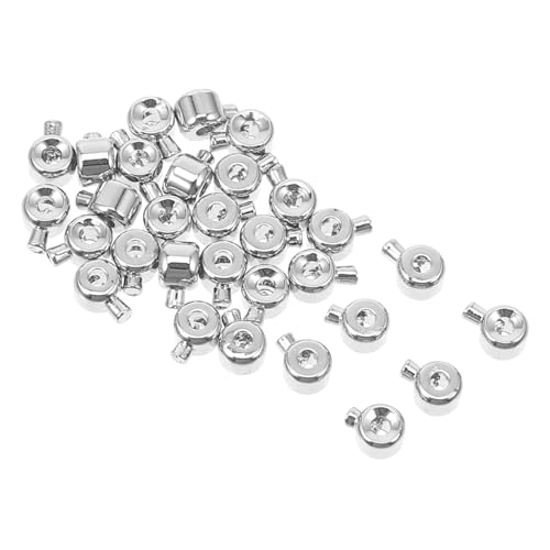 LIFKOME 30Stücke DIY Quetschperlen für Schmuckherstellung Crimps Platinfarbe für Armbänder und Halsketten Bastelmaterialien für Projekte LIFKOME 30Stücke DIY Quetschperlen für Schmuckherstellung Crimps Platinfarbe für Armbänder und Halsketten Bastelmaterialien für Projekte von LIFKOME