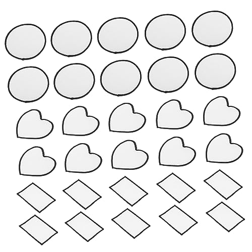 LIFKOME 30Stücke DIY Sublimations Patches Leere Bügel Patches Zum Aufbügeln Für Kleidung Hüte Schuhe Weißes Hot Melt Adhesive Für Designs Und Reparaturen LIFKOME 30Stücke DIY Sublimations Patches Leere Bügel Patches Zum Aufbügeln Für Kleidung Hüte Schuhe Weißes Hot Melt Adhesive Für Designs Und Reparaturen von LIFKOME