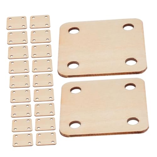 LIFKOME 36 Stück Webstuhlkarten Aus Holz, Blankes Quadratisches Webbrett Mit 4 Löchern Für Tablet-weben, Diy-handwerk, Heimdekoration Und Spezielle Projekte LIFKOME 36 Stück Webstuhlkarten Aus Holz, Blankes Quadratisches Webbrett Mit 4 Löchern Für Tablet-weben, Diy-handwerk, Heimdekoration Und Spezielle Projekte von LIFKOME
