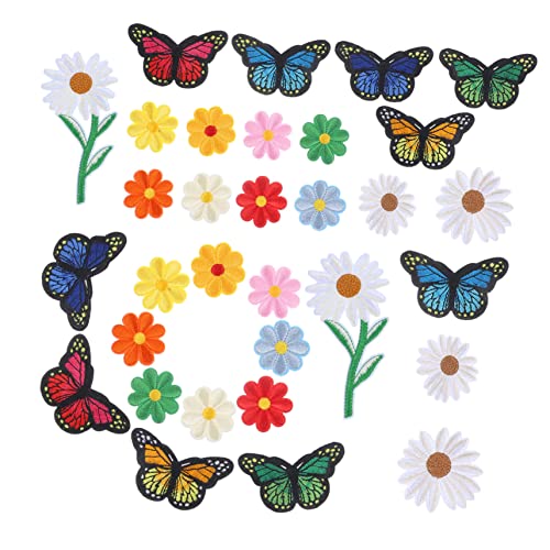 LIFKOME 39 Stück Teiliges Bestickte Schmetterling und Blumen Bügelflicken Farbenfrohe Applikationen Aufbügeln und Nähen für Kleidung Jeans Rucksäcke und DIY Reparaturen LIFKOME 39 Stück Teiliges Bestickte Schmetterling und Blumen Bügelflicken Farbenfrohe Applikationen Aufbügeln und Nähen für Kleidung Jeans Rucksäcke und DIY Reparaturen von LIFKOME