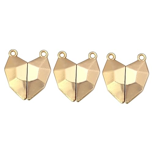 LIFKOME 3Stücke Herz Magnetverschlüsse für Schmuck DIY Verschlüsse für und Armbänder für Kreative und Handgemachte Schmuckstücke von LIFKOME