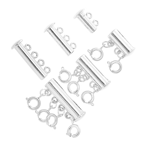 LIFKOME 3Stücke Magnetische Schmuckanschlüsse Silbern Für Halsketten Armbänder Stark Und Langlebig Für DIY Schmuckprojekte Einfache Handhabung Exquisite Handwerkskunst LIFKOME 3Stücke Magnetische Schmuckanschlüsse Silbern Für Halsketten Armbänder Stark Und Langlebig Für DIY Schmuckprojekte Einfache Handhabung Exquisite Handwerkskunst von LIFKOME
