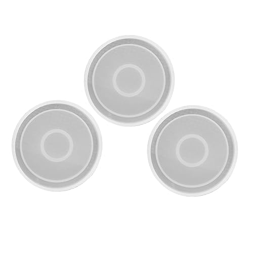 LIFKOME 3Stücke Silikonform Für Untersetzer Runde Tassenmatte Gießform DIY Untersetzer Für Persönliche Langlebig Und Vielseitig Einsetzbar Für Tassen LIFKOME 3Stücke Silikonform Für Untersetzer Runde Tassenmatte Gießform DIY Untersetzer Für Persönliche Langlebig Und Vielseitig Einsetzbar Für Tassen von LIFKOME