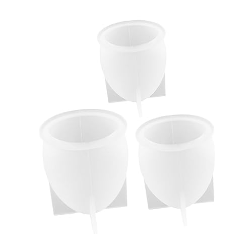 LIFKOME 3Stücke Silikonformen für Eier DIY Epoxidharz Formen Wiederverwendbare Silikon Gießformen für Kreative Handwerksprojekte für Osterdekorationen von LIFKOME