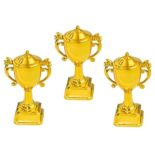 LIFKOME 3Stücke Teiliges Trophäen Kuchen Topper Kreative Kuchendekoration Für Wettbewerbs Feiern Langlebiges Plastikkuchendekor Für Festliche Anlässe Und Themenpartys von LIFKOME
