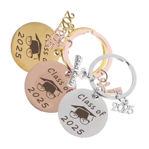 LIFKOME 3pcs Klasse Von Abschlussschlüsselketten Aussagekräftiger Edelstahl -schlüsselring Ideales Abschlusszubehör Inspirierende Souvenir Für Absolventen Schlüsselhalter Für Geldbörsen LIFKOME 3pcs Klasse Von Abschlussschlüsselketten Aussagekräftiger Edelstahl -schlüsselring Ideales Abschlusszubehör Inspirierende Souvenir Für Absolventen Schlüsselhalter Für Geldbörsen von LIFKOME