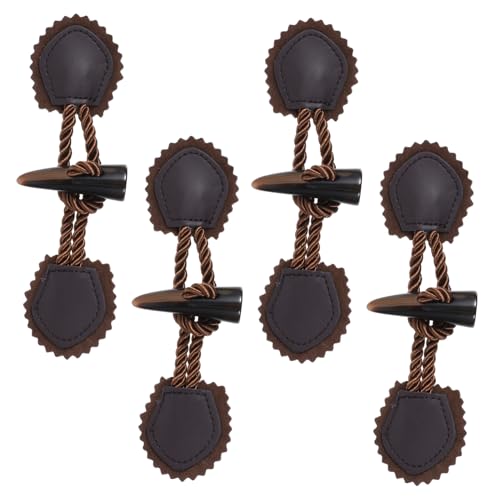 LIFKOME 4 Paare Harz Knebelknöpfe zum Aufnähen Horn Knöpfe für Mäntel und Jacken Sicherer Benutzerfreundlicher Knebelverschluss Langlebige Ersatzknöpfe für Strickjacken und Kleidung LIFKOME 4 Paare Harz Knebelknöpfe zum Aufnähen Horn Knöpfe für Mäntel und Jacken Sicherer Benutzerfreundlicher Knebelverschluss Langlebige Ersatzknöpfe für Strickjacken und Kleidung von LIFKOME