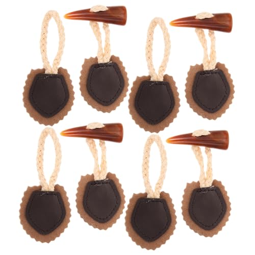 LIFKOME 4 Paare Vintage Mantelknöpfe Holz Robuste Knebelverschlüsse Kleidungsknöpfe für Damenmäntel Pullover und Blazer Vielseitige Verschlüsse für Mode und DIY Bekleidung von LIFKOME
