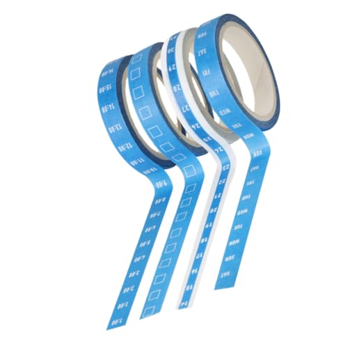 LIFKOME 4 Rollen Zeitplan Washi Tape Set Blaues Masking Tape für Büro und Planer Langlebiges Dekoratives Klebeband Benutzerfreundlich für Scrapbooking Journaling und Zeitmanagement LIFKOME 4 Rollen Zeitplan Washi Tape Set Blaues Masking Tape für Büro und Planer Langlebiges Dekoratives Klebeband Benutzerfreundlich für Scrapbooking Journaling und Zeitmanagement von LIFKOME
