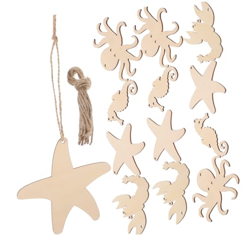 LIFKOME 4 Sätze Unbehandelte Holzscheiben Meerestiere Formen zum Bemalen DIY Basteln Holzfiguren Holztiere Holzplatten für Handwerk Dekoration mit Stk LIFKOME 4 Sätze Unbehandelte Holzscheiben Meerestiere Formen zum Bemalen DIY Basteln Holzfiguren Holztiere Holzplatten für Handwerk Dekoration mit Stk von LIFKOME