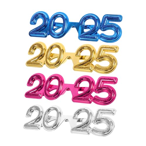 LIFKOME 4 Stück 2025 2025 Party Dekoration Gläser 2025 Partykostüme 2025 Party-leuchtbrille Halloween-brillen 2025 Party-led-brille Festliche Brillen Für 2025 Party-cosplay-brille Stk LIFKOME 4 Stück 2025 2025 Party Dekoration Gläser 2025 Partykostüme 2025 Party-leuchtbrille Halloween-brillen 2025 Party-led-brille Festliche Brillen Für 2025 Party-cosplay-brille Stk von LIFKOME