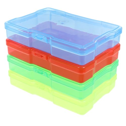 LIFKOME 4 Stück Aufbewahrungsboxen Kunststoff mit Deckel Vielseitige Box für Fotos Postkarten und Kleinteile Transparentes Design für Einfache Sichtbarkeit und Ordnung LIFKOME 4 Stück Aufbewahrungsboxen Kunststoff mit Deckel Vielseitige Box für Fotos Postkarten und Kleinteile Transparentes Design für Einfache Sichtbarkeit und Ordnung von LIFKOME