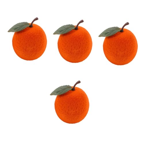 LIFKOME 4 Stück Box Obst Schmuckschatulle Ohrringe Aufbewahrungsetui Ringhalter Ringetui Für Ring Organizer Schmuck Aufbewahrungsetui Eheringetui Halskettenetui Brautparty von LIFKOME