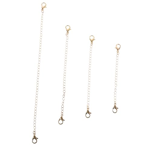 LIFKOME 4 Stück Erweiterte Ketten für DIY Schmuck Armbandverlängerungsketten mit Karabinerverschluss Vielseitig für Armbänder und Fußketten Verschiedenen Längen für Basteln LIFKOME 4 Stück Erweiterte Ketten für DIY Schmuck Armbandverlängerungsketten mit Karabinerverschluss Vielseitig für Armbänder und Fußketten Verschiedenen Längen für Basteln von LIFKOME