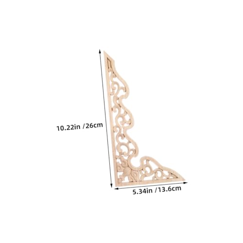 LIFKOME 4 Stück Holzapplikationen Unbemalte Geschnitzte Eckornamente für Möbel Tür Schrank Wand DIY Holzverzierungen Vintage Stil Langlebige Holzornamente für Individuelle Wohnkultur LIFKOME 4 Stück Holzapplikationen Unbemalte Geschnitzte Eckornamente für Möbel Tür Schrank Wand DIY Holzverzierungen Vintage Stil Langlebige Holzornamente für Individuelle Wohnkultur von LIFKOME