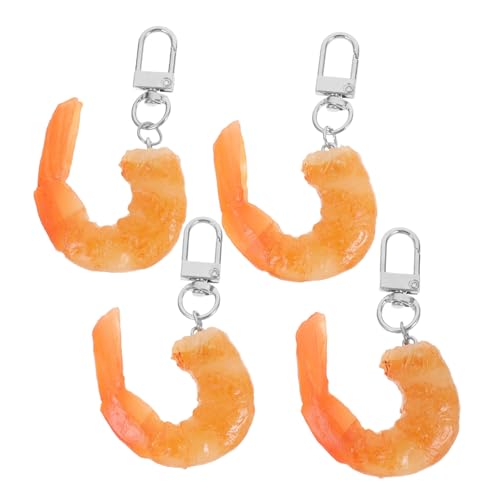 LIFKOME 4 Stück Realistische Garnelen Schlüsselanhänger Einzigartige Food Modelle für Taschen Rucksäcke Party Geschenkidee LIFKOME 4 Stück Realistische Garnelen Schlüsselanhänger Einzigartige Food Modelle für Taschen Rucksäcke Party Geschenkidee von LIFKOME