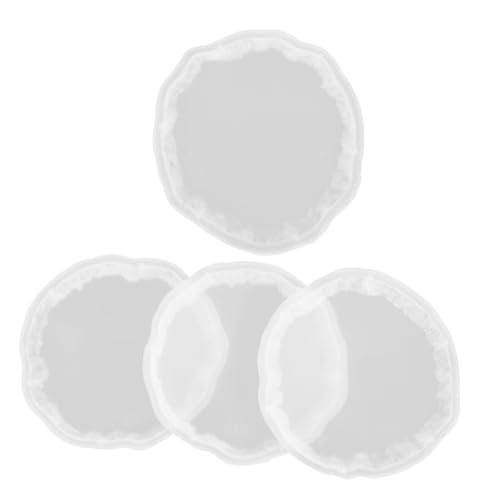 LIFKOME 4 Stück Silikonform für Untersetzer Gießform Epoxidharz Harzform DIY Cup Mat Silikonform Langlebig Reißfest Leicht zu Entformen für Individuelle Resin Bastelprojekte LIFKOME 4 Stück Silikonform für Untersetzer Gießform Epoxidharz Harzform DIY Cup Mat Silikonform Langlebig Reißfest Leicht zu Entformen für Individuelle Resin Bastelprojekte von LIFKOME