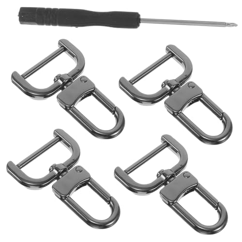 LIFKOME 4 Stück Teiliges Abnehmbarer Schraubhaken für Taschen Metallverschluss für DIY Projekte und Reparaturen für Schultergurte und Handtaschen Langlebige Bauweise Installieren und LIFKOME 4 Stück Teiliges Abnehmbarer Schraubhaken für Taschen Metallverschluss für DIY Projekte und Reparaturen für Schultergurte und Handtaschen Langlebige Bauweise Installieren und von LIFKOME
