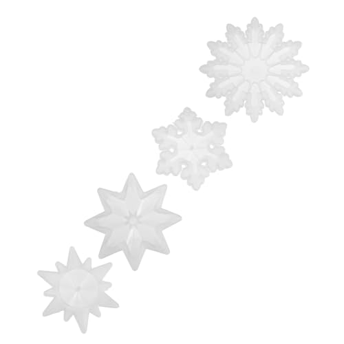 LIFKOME 4 Stück Teiliges DIY Silikon Schmuck Anhänger Form Schneeflocken Design Langlebig und Einfach zu Reinigen für Handgemachten Kristall Epoxidharz Anhänger LIFKOME 4 Stück Teiliges DIY Silikon Schmuck Anhänger Form Schneeflocken Design Langlebig und Einfach zu Reinigen für Handgemachten Kristall Epoxidharz Anhänger von LIFKOME
