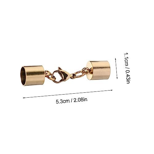 LIFKOME 4 Stück Teiliges Edelstahl Karabinerverschluss für DIY Schmuck Armband und Halskette Langlebige Lederband Verschlüsse für Kreative Schmuckherstellung Robust und Vielseitig für LIFKOME 4 Stück Teiliges Edelstahl Karabinerverschluss für DIY Schmuck Armband und Halskette Langlebige Lederband Verschlüsse für Kreative Schmuckherstellung Robust und Vielseitig für von LIFKOME
