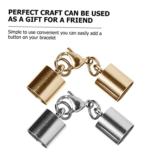 LIFKOME 4 Stück Teiliges Edelstahl Karabinerverschluss für DIY Schmuckherstellung Vielseitige Armband Halskettenverschlüsse Robust und Umweltfreundlich für Lederbänder und Bastelprojekte LIFKOME 4 Stück Teiliges Edelstahl Karabinerverschluss für DIY Schmuckherstellung Vielseitige Armband Halskettenverschlüsse Robust und Umweltfreundlich für Lederbänder und Bastelprojekte von LIFKOME