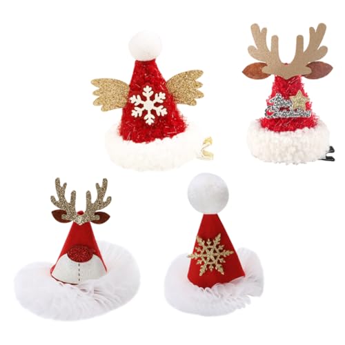 LIFKOME 4 Stück Teiliges Weihnachts Haarspangen aus Glänzendem Samt Leichte Schonende Haarclips für Party Cosplay und Festliche Anlässe Geeignet für Verschiedene Frisuren und Haartypen LIFKOME 4 Stück Teiliges Weihnachts Haarspangen aus Glänzendem Samt Leichte Schonende Haarclips für Party Cosplay und Festliche Anlässe Geeignet für Verschiedene Frisuren und Haartypen von LIFKOME