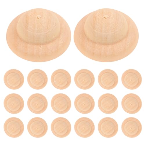 LIFKOME 40 Stück Holz Puppen Hut Unbemalte DIY Holzfiguren Hüte für Kreative Bastelprojekte für Malen und Gestalten Fördert die Kreativität und Handwerkliche Fähigkeiten LIFKOME 40 Stück Holz Puppen Hut Unbemalte DIY Holzfiguren Hüte für Kreative Bastelprojekte für Malen und Gestalten Fördert die Kreativität und Handwerkliche Fähigkeiten von LIFKOME