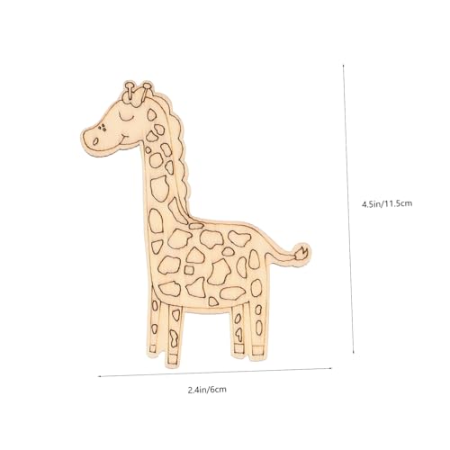 LIFKOME 40 Stück Teiliges Holz tierformen Unvollendete Holzscheiben zum Bemalen DIY Basteln Geschenk Festival Dekoration Natürliche Holzverzierung für Kreative Malprojekte von LIFKOME