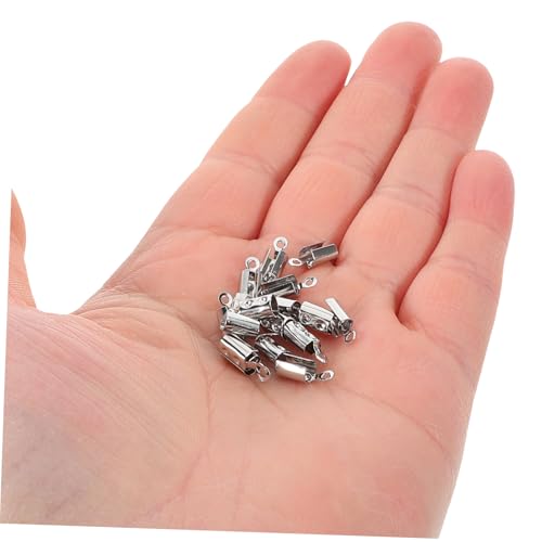 LIFKOME 400 Stück Teiliges Edelstahl Schmuckverbinder Lederband Verschlusskappen für DIY Halsketten und Armbänder Robuste Vielseitige Schmuckclips für Schnurarmbänder und Lederbänder LIFKOME 400 Stück Teiliges Edelstahl Schmuckverbinder Lederband Verschlusskappen für DIY Halsketten und Armbänder Robuste Vielseitige Schmuckclips für Schnurarmbänder und Lederbänder von LIFKOME