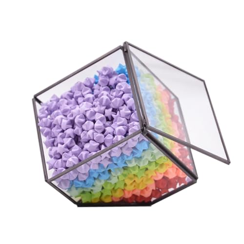 LIFKOME 4050 Stück Origami Sterne Papierstreifen Bunte Farben Farbenfrohes Faltpapier für DIY Bastelprojekte Vielseitig Verwendbar für Schule Dekoration und Kreative Handarbeiten von LIFKOME