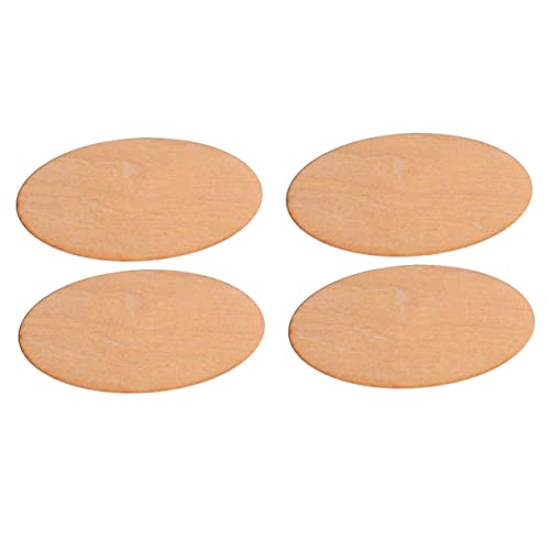 LIFKOME 40Stücke Oval Holzscheiben Unbehandelt Für DIY Bastelzubehör Umweltfreundliche Holzscheiben Für Projekte Und Dekoration Für Kunsthandwerk von LIFKOME