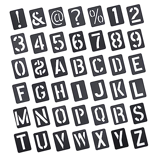 LIFKOME 42 Stück Hollow Painting Stencils Set Teilig Wiederverwendbare Buchstaben und Zahlenschablonen für Kreative Bastelprojekte für DIY Malerei LIFKOME 42 Stück Hollow Painting Stencils Set Teilig Wiederverwendbare Buchstaben und Zahlenschablonen für Kreative Bastelprojekte für DIY Malerei von LIFKOME