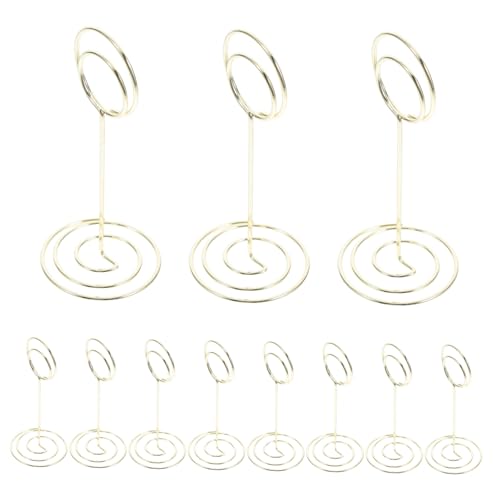 LIFKOME 45 Stück Teiliges Tischkartenhalter Metall Peacook Rund Gold Mini Memohalter für Restaurant Tischdekoration Business Visitenkartenhalter Multifunktional Desktop Organizer LIFKOME 45 Stück Teiliges Tischkartenhalter Metall Peacook Rund Gold Mini Memohalter für Restaurant Tischdekoration Business Visitenkartenhalter Multifunktional Desktop Organizer von LIFKOME