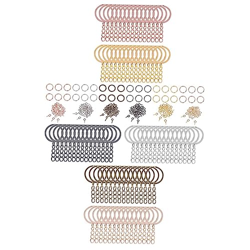 LIFKOME 450Stücke Schlüsselring Für Schmuck Und Bastelbedarf Offene Sprungringe Und Augennadelhaken Für DIY Schlüsselanhänger Und Projekte LIFKOME 450Stücke Schlüsselring Für Schmuck Und Bastelbedarf Offene Sprungringe Und Augennadelhaken Für DIY Schlüsselanhänger Und Projekte von LIFKOME