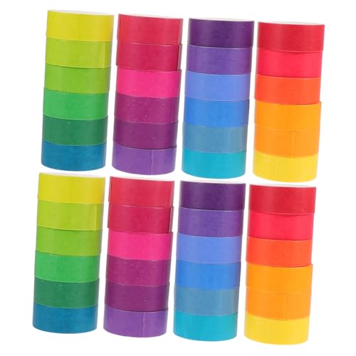 LIFKOME 48 Rollen Teiliges Washi Tape Farben Regenbogen motiv Breit Dekoratives Klebeband für DIY Basteln Scrapbooking Geschenkverpackung Vielseitiges Masking Tape für Kreative Projekte LIFKOME 48 Rollen Teiliges Washi Tape Farben Regenbogen motiv Breit Dekoratives Klebeband für DIY Basteln Scrapbooking Geschenkverpackung Vielseitiges Masking Tape für Kreative Projekte von LIFKOME