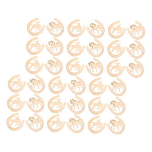 LIFKOME 48 Stück Horseshoe Wood Cutouts Unfinished Smooth Surface For DIY Crafts Painting And Rustic Holiday Decorations Bulk Pack Creative Art Projects LIFKOME 48 Stück Horseshoe Wood Cutouts Unfinished Smooth Surface For DIY Crafts Painting And Rustic Holiday Decorations Bulk Pack Creative Art Projects von LIFKOME