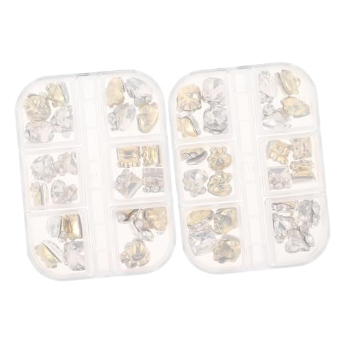 LIFKOME 48 Stück Teiliges Nail Art Dekor Transparente Glasschmucksteine Flache Rückseite Langlebig Klar für DIY Nagelkunst Hochzeitsfeiern Alltag Geschenkverpackung LIFKOME 48 Stück Teiliges Nail Art Dekor Transparente Glasschmucksteine Flache Rückseite Langlebig Klar für DIY Nagelkunst Hochzeitsfeiern Alltag Geschenkverpackung von LIFKOME