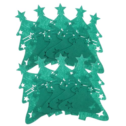 LIFKOME 48 Stück Teiliges Weihnachtsbesteck Grünem Filz mit Festlichen Bestecktaschen in Weihnachtsbaumform Gabel- Messer Löffeltaschen für Große Festessen und Stilvolle Weihnachtstafel LIFKOME 48 Stück Teiliges Weihnachtsbesteck Grünem Filz mit Festlichen Bestecktaschen in Weihnachtsbaumform Gabel- Messer Löffeltaschen für Große Festessen und Stilvolle Weihnachtstafel von LIFKOME