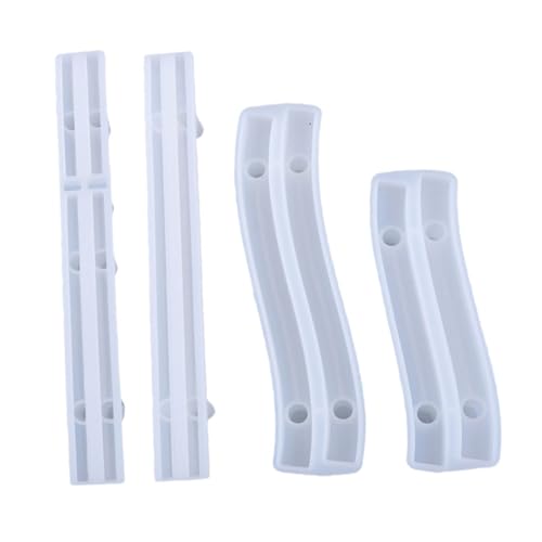 LIFKOME 4Stücke DIY Silikonform für Tablettgriffe Teiliges Transparent für Epoxidharz Gießen Bastelprojekte und Handwerkskunst von LIFKOME