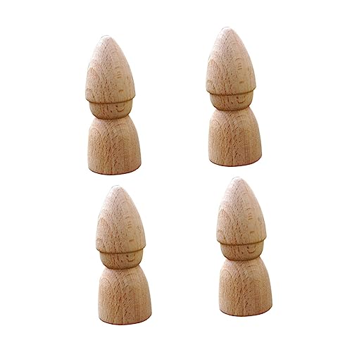 LIFKOME 4Stücke Leere Holzpuppen DIY Malspielzeug Naturholz Kreativ Und Für Bemalen Und Gestalten Fördert Vorstellungskraft Und Feinmotorik LIFKOME 4Stücke Leere Holzpuppen DIY Malspielzeug Naturholz Kreativ Und Für Bemalen Und Gestalten Fördert Vorstellungskraft Und Feinmotorik von LIFKOME