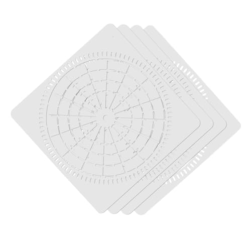 LIFKOME 4Stücke Wiederverwendbare Mandala Wandschablonen Dekorative Malvorlagen für DIY Wandgestaltung für Kunsthandwerk und Projekte Vielseitig Einsetzbar von LIFKOME