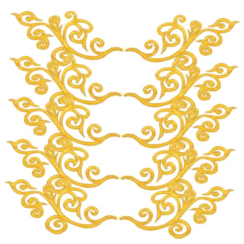 LIFKOME 5 Paare Wolkeneisen Auf Flecken Nähen Auf Chinesischem Stil Bestickte Patch -applikationen Für Bekleidungskleiderjacken Rucksäcke Hosenkappen Dekoration LIFKOME 5 Paare Wolkeneisen Auf Flecken Nähen Auf Chinesischem Stil Bestickte Patch -applikationen Für Bekleidungskleiderjacken Rucksäcke Hosenkappen Dekoration von LIFKOME