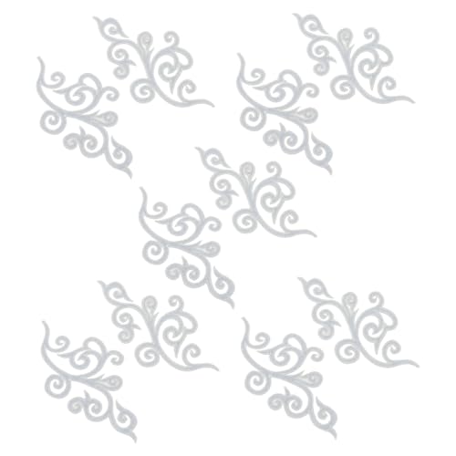 LIFKOME 5 Paare Wolkenstickerei Applikationen Silber Barock Stickstoff Patch Zum Aufnähen Und Bügeln Für Hochzeitskleider Brautkleider Bühnenkostüme Festliche Kleidung LIFKOME 5 Paare Wolkenstickerei Applikationen Silber Barock Stickstoff Patch Zum Aufnähen Und Bügeln Für Hochzeitskleider Brautkleider Bühnenkostüme Festliche Kleidung von LIFKOME