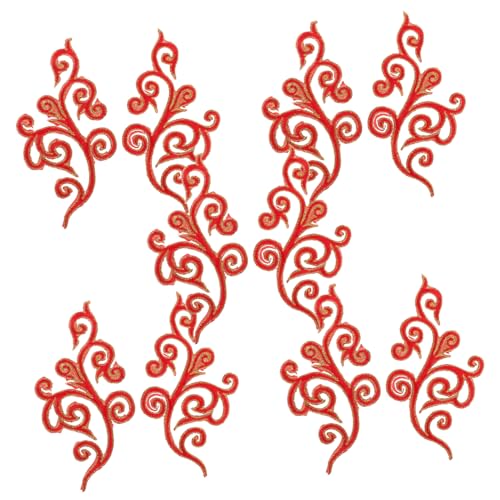 LIFKOME 5 Paare Wolkenstickfelder Für Kleidung DIY Verschönert Applizes Chinese Style Eisen Auf Flecken Für Sommerkleider Und Hochzeitskleider von LIFKOME