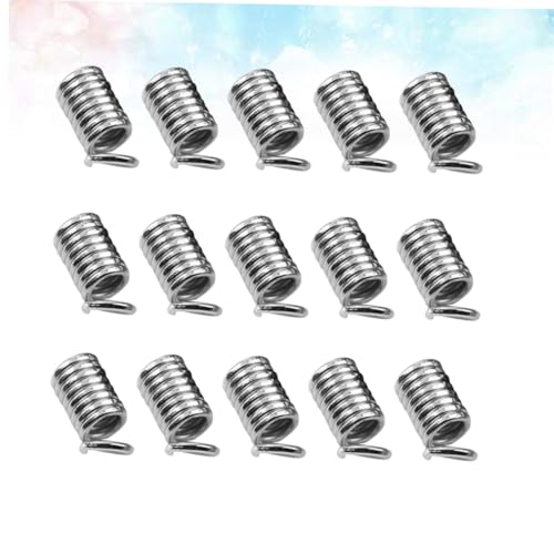 LIFKOME 5 Packungen DIY Schmuckverbinder Federverschluss Dunkelsilber Leicht Langlebig für Halsketten Armbänder Basteln Zubehör Handgemachte Accessoires von LIFKOME