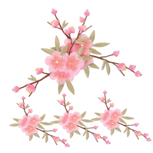 LIFKOME 5 Stück Bügelflicken Blumen Aufnäher zum Aufbügeln Bestickte Blumige Applikationen für Jeansjacken Taschen Kleidung Robuste Stoffpatches zur Dekoration und Reparatur von LIFKOME
