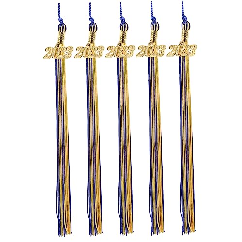 LIFKOME 5 Stück Doktorhut Quasten mit Jahresanhänger Handgefertigte Abschlusskappen Deko für Master Bachelor Feier Passende Accessoires für Abschlussfeier Farbmix Blau gold LIFKOME 5 Stück Doktorhut Quasten mit Jahresanhänger Handgefertigte Abschlusskappen Deko für Master Bachelor Feier Passende Accessoires für Abschlussfeier Farbmix Blau gold von LIFKOME