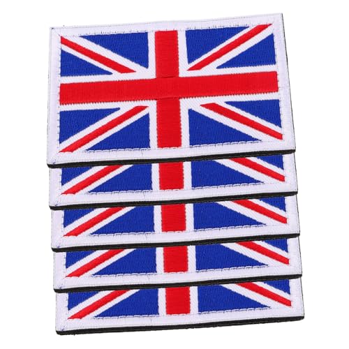LIFKOME 5 Stück Flaggen Aufnäher Für Rucksäcke Aufnäher Mit Britischer Flagge Für Kleidung Für LIFKOME 5 Stück Flaggen Aufnäher Für Rucksäcke Aufnäher Mit Britischer Flagge Für Kleidung Für von LIFKOME