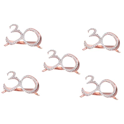 LIFKOME 5 Stück Geburtstagsbrille Led Geformt Party Runden Blau Gläser Rahmen Dekorative Brillenrequisiten Foto-prop-brille Strassbrille Kreative Brillen Lustige Brille Plastik Rose Gold LIFKOME 5 Stück Geburtstagsbrille Led Geformt Party Runden Blau Gläser Rahmen Dekorative Brillenrequisiten Foto-prop-brille Strassbrille Kreative Brillen Lustige Brille Plastik Rose Gold von LIFKOME
