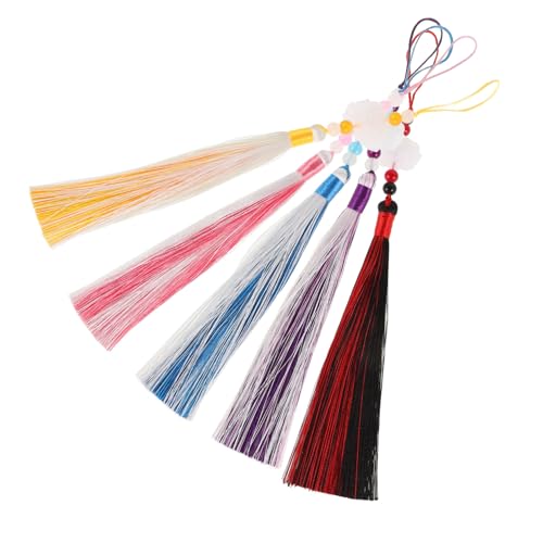 LIFKOME 5 Stück Hanfu Quasten Anhänger Lotusblume Traditionelle Taillenquaste Chinesische Vintage Dekoration Vielseitige Farbwahl Elegant Handgefertigt LIFKOME 5 Stück Hanfu Quasten Anhänger Lotusblume Traditionelle Taillenquaste Chinesische Vintage Dekoration Vielseitige Farbwahl Elegant Handgefertigt von LIFKOME